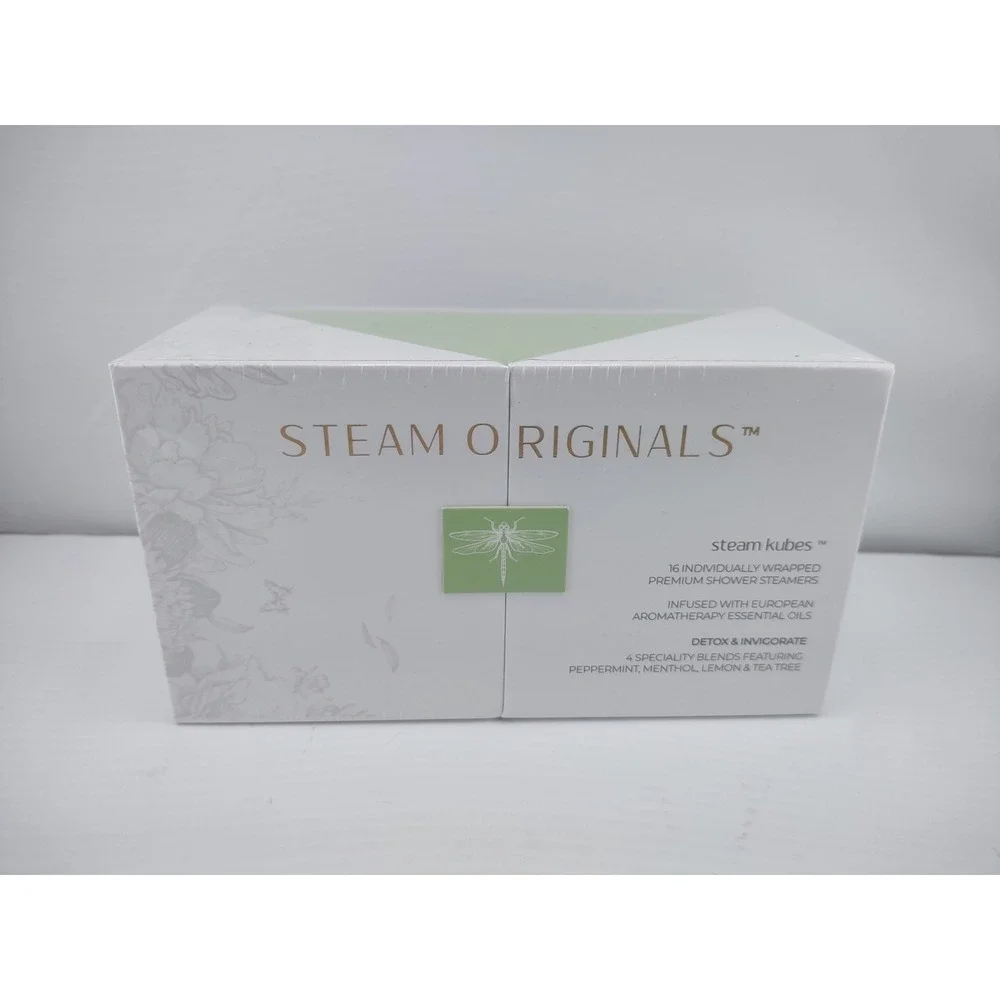 Steam Originals Shower Steam Kubes 4‎ Blended Scents/16 Individually Wrapped NEW
